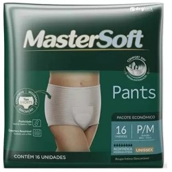 Roupa Íntima Mastersoft Pants EconÔmica 16un P/m