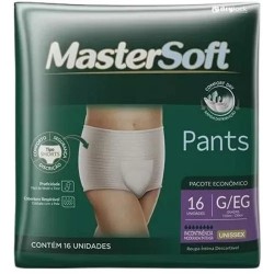Roupa Íntima Mastersoft Pants EconÔmica 16un G/eg