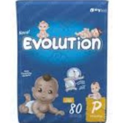 Fralda Evolution Jumbo P 80un