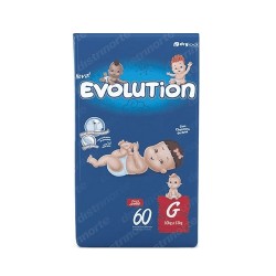 Fralda Evolution Jumbo G 60un