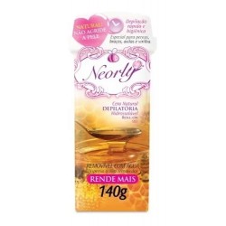 Cera DepilatÓria Neorly Roll-on HidrossolÚvel Mel 140g