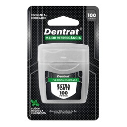 Fio Dental Dentrat Extra Forte Menta 100m