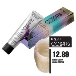 ColoraÇÃo Knut Colors 12.89 Louro Ultra Claro PÉrola 50g