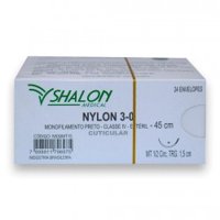 Fio De Sutura Nylon Nao Abs 0 3cm 24un