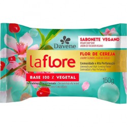 Sabonete Davene La Flore Vegetal Flor De Cereja 150g