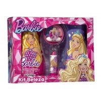 Kit Beleza Barbie Viev Shampoo+condicionador+baton+brilho