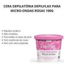 Cera DepilatÓria Depilflax Micro-ondas Rosas 100g