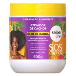 Ativador De Cachos Salon Line Óleo De Manga Pote 500g