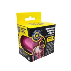 Bandagem ElÁstica Adesiva Ortho Pauher Rosa