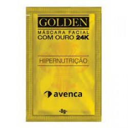 MÁscara Facial Avenca Golden Com Ouro 24k SachÊ 8g