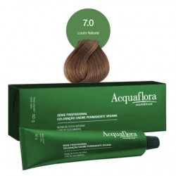 ColoraÇÃo Acquaflora Creme Vegana 7.0 Louro Natural 60g