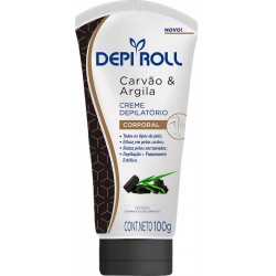 Creme DepilatÓrio Depiroll Corporal CarvÃo E Argila 100g