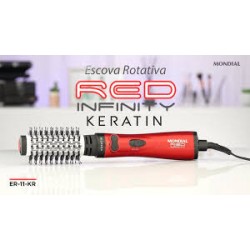 Escova Secadora Mondial Red Infinty Keratin 1000watts 127v  Escova Secadora Mondial By Juliette Quatro Elementos 1300wat