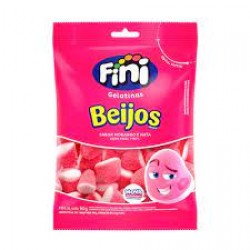 Bala Fini Beijos De Morango 15g