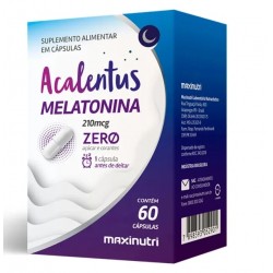 Acalentus Melatonina 210mcg 60cps Maxinutri