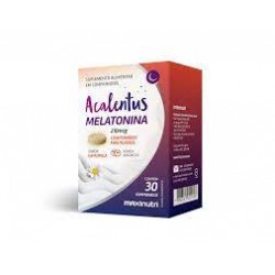 Acalentus Melatonina Camomila 210mcg 30cpr MastigÁveis
