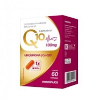 Coenzina Q10 100mg 60cps Maxinutri Caixa