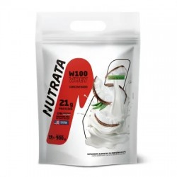 Whey Concentrado Nutrata W 100 Refil Creme De Baunilha 900g