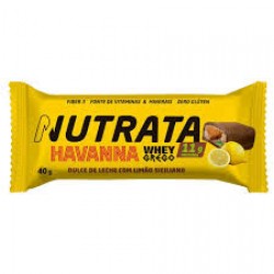 Barra De ProteÍna Nutrata Havanna Whey Grego Doce De Leite E LimÃo Siciliano 40g
