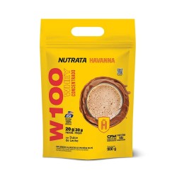 Whey Concentrado Nutrata Havanna W 100 Refil Doce Leite 900g