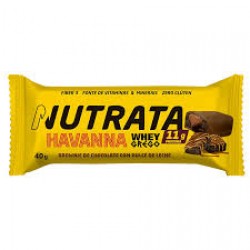 Barra De ProteÍna Nutrata Havanna Whey Grego Doce De Leite E Brownie De Chocolate 40g