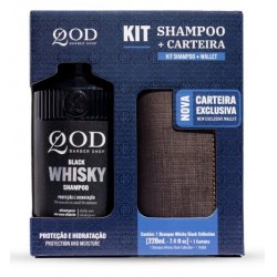 Kit Shampoo Barber Shop Whiskey 220ml+carteira
