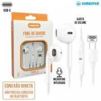 Fone De Ouvido Kimaster Type-c Branco K511