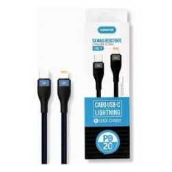 Cabo Para Carregador Kimaster Usb-c Lightning Turb 27w Cb817