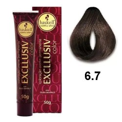 Tintura Haskell 6.7 Louro Escuro Marrom 50m
