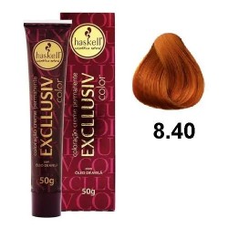 Tintura Haskell 8.40 Louro Claro Acobreado 50ml