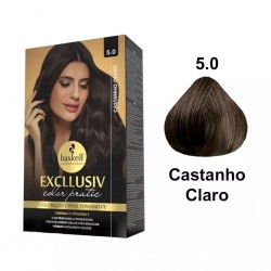 Tintura Haskell Pratic Kit 5.0 Castanho Claro