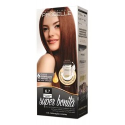 Tintura Probelle Super Bonita 6.7 Louro Escuro Marrom