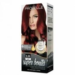 Tintura Probelle Super Bonita 6.66 Louro Escuro Vermelho