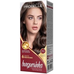 Tonalizante Probelle Burguesinha 7.1 Louro MÉdio Acizentado