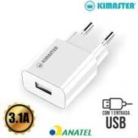 Carregador Kimaster Premium 1 Entrada De Usb To502