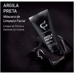 MÁscara Facial Fashion Argila Preta 30g