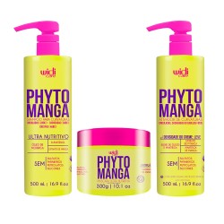 Kit Widi Care Phytomanga Ultra Nutritivo Shampoo 300ml + Gelatina 300g + Ativador 300ml