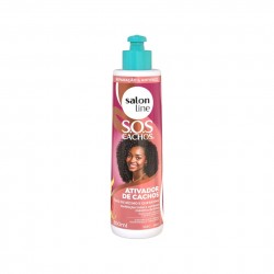 Ativador De Cachos Salon Line Sos RÍcino E Queratina 300ml