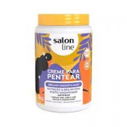 Creme De Pentear Salon Line Brilho Umidificado 1kg