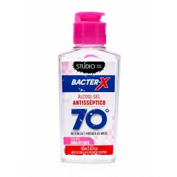 Álcool Gel Bacter-x 60ml Rosa