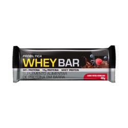 Barra Whey Bar Probiotica Frutas Vermelhas 40g
