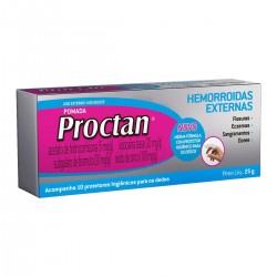 Proctan Pomada 25g + 10 Luvas