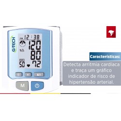 Aparelho De PressÃo Digital G-tech Auto Pulso 3d Sensor Gp450sp