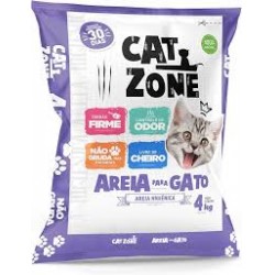 Areia HigiÊnica Catzone Para Gatos 4kg
