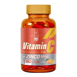 Vitamina C+zinco 90cps Health Labs