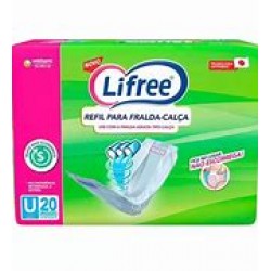 Absorvente Para Fralda CalÇa Lifree Tamanho Unico 20un