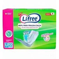 Absorvente Para Fralda CalÇa Lifree Tamanho Unico 20un