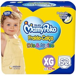 Fralda Mamypoko CalÇa Dia E Noite Gigante Xg 52un