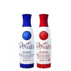 Kit Escova Progressiva Portier Exclusive Sh+mascara 500ml