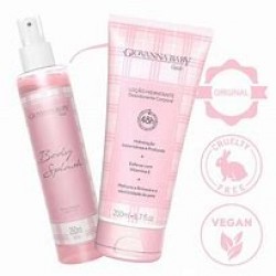 Kit Giovanna Baby Rose Body Splash 260ml+hidratante 200ml